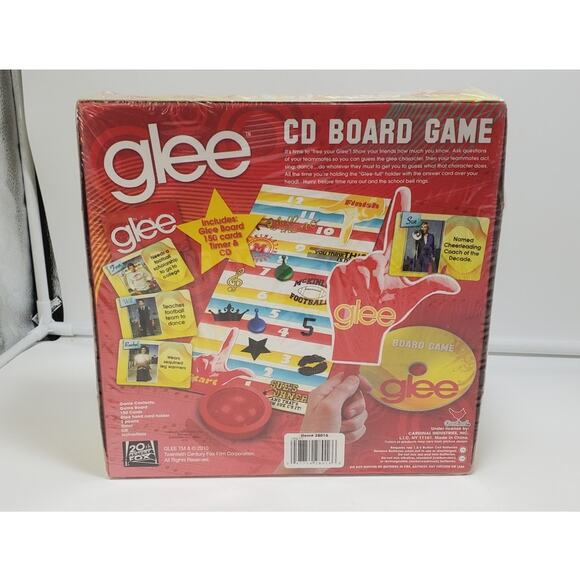 Glee CD Board Game Family Fun by Cardinal Free Your Glee 2010, **FACTOY SEALED** - Picture 2 of 4